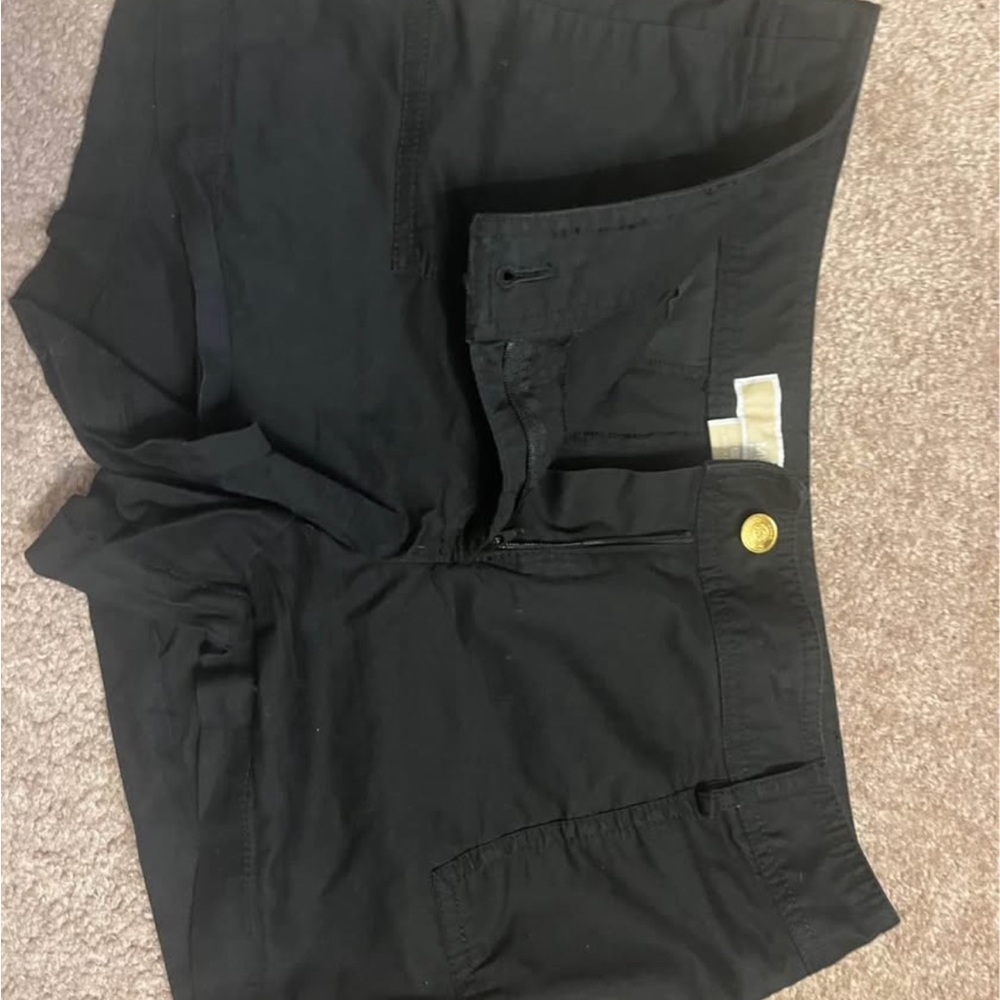 Black High-Waisted Shorts